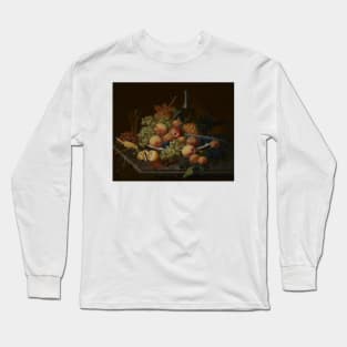 Still Life with Fruit by Severin Roesen Long Sleeve T-Shirt